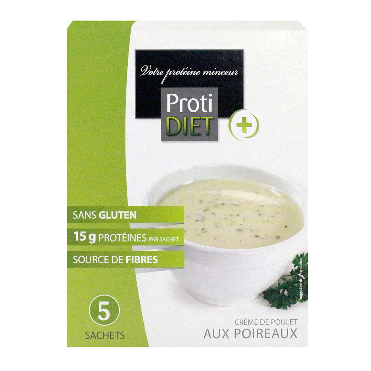 5 Sachets crème de poulet aux poireaux sans gluten